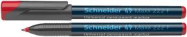 SCHNEIDER Alkoholos marker, OHP, 0,7 mm, SCHNEIDER "Maxx 222 F", piros SCHNEIDER Alkoholos marker, OHP, 0,7 mm, SCHNEIDER "Maxx 222 F", piros