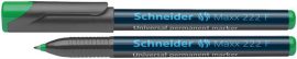 SCHNEIDER Alkoholos marker, OHP, 0,7 mm, SCHNEIDER "Maxx 222 F", zöld SCHNEIDER Alkoholos marker, OHP, 0,7 mm, SCHNEIDER "Maxx 222 F", zöld