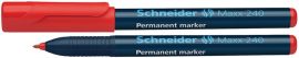 SCHNEIDER Alkoholos marker, 1-2 mm, kúpos, SCHNEIDER "Maxx 240", piros