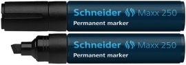 SCHNEIDER Alkoholos marker, 2-7 mm, vágott, SCHNEIDER "Maxx 250", fekete