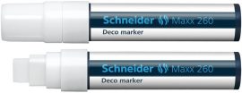 SCHNEIDER Krétamarker, 5-15 mm, SCHNEIDER "Maxx 260", fehér SCHNEIDER Krétamarker, 5-15 mm, SCHNEIDER "Maxx 260", fehér