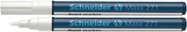 SCHNEIDER Lakkmarker, 1-2 mm, SCHNEIDER "Maxx 271", fehér SCHNEIDER Lakkmarker, 1-2 mm, SCHNEIDER "Maxx 271", fehér