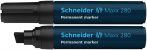 SCHNEIDER Alkoholos marker, 4-12 mm, vágott, SCHNEIDER "Maxx 280", fekete SCHNEIDER Alkoholos marker, 4-12 mm, vágott, SCHNEIDER "Maxx 280", fekete