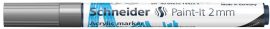 SCHNEIDER Dekormarker, akril, 2 mm, SCHNEIDER "Paint-It 310", ezüst SCHNEIDER Dekormarker, akril, 2 mm, SCHNEIDER "Paint-It 310", ezüst