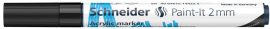 SCHNEIDER Dekormarker, akril, 2 mm, SCHNEIDER "Paint-It 310", fekete