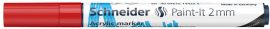 SCHNEIDER Dekormarker, akril, 2 mm, SCHNEIDER "Paint-It 310", piros