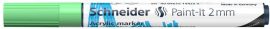 SCHNEIDER Dekormarker, akril, 2 mm, SCHNEIDER "Paint-It 310", pasztellzöld SCHNEIDER Dekormarker, akril, 2 mm, SCHNEIDER "Paint-It 310", pasztellzöld