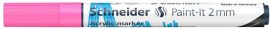SCHNEIDER Dekormarker, akril, 2 mm, SCHNEIDER "Paint-It 310", rózsaszín SCHNEIDER Dekormarker, akril, 2 mm, SCHNEIDER "Paint-It 310", rózsaszín
