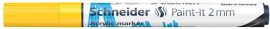 SCHNEIDER Dekormarker, akril, 2 mm, SCHNEIDER "Paint-It 310", sárga SCHNEIDER Dekormarker, akril, 2 mm, SCHNEIDER "Paint-It 310", sárga