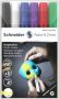   SCHNEIDER Dekormarker készlet, akril, 2 mm, SCHNEIDER "Paint-It 310", 6 különböző szín