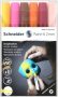   SCHNEIDER Dekormarker készlet, akril, 2 mm, SCHNEIDER "Paint-It 310", 6 különböző szín
