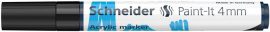 SCHNEIDER Dekormarker, akril, 4 mm, SCHNEIDER "Paint-It 320", fekete