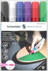 SCHNEIDER Dekormarker készlet, akril, 4 mm, SCHNEIDER "Paint-It 320", 6 különböző szín SCHNEIDER Dekormarker készlet, akril, 4 mm, SCHNEIDER "Paint-It 320", 6 különböző szín