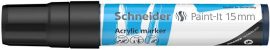 SCHNEIDER Dekormarker, akril, 15 mm, SCHNEIDER "Paint-It 330", fekete SCHNEIDER Dekormarker, akril, 15 mm, SCHNEIDER "Paint-It 330", fekete