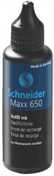 SCHNEIDER Utántöltő palack "Maxx 230 és 280" alkoholos markerekhez, 50 ml, SCHNEIDER "Maxx 650", fekete