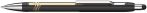   SCHNEIDER Golyóstoll, 0,7 mm, nyomógombos, érintőképernyőhöz, fekete-arany tolltest,SCHNEIDER "Epsilon Touch XB", kék