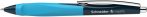   SCHNEIDER Golyóstoll, 0,5 mm, nyomógombos, sötétkék-ciánkék színű tolltest, SCHNEIDER "Haptify", kék
