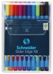   SCHNEIDER Golyóstoll készlet, 0,7 mm, kupakos, SCHNEIDER "Slider Edge XB", vegyes színek