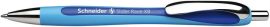 SCHNEIDER Golyóstoll, 0,7 mm, nyomógombos, SCHNEIDER "Slider Rave XB", kék