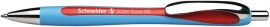SCHNEIDER Golyóstoll, 0,7 mm, nyomógombos, SCHNEIDER "Slider Rave XB", piros