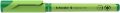  SCHNEIDER Tűfilc, 0,4 mm, cserélhető betétes, újrahasznosított tolltest, SCHNEIDER "Topliner 911", zöld