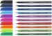 SCHNEIDER Golyóstoll készlet, 0,5 mm, kupakos, SCHNEIDER "Vizz", vegyes színek