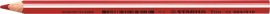 STABILO Színes ceruza, háromszögletű, vastag, STABILO "Trio thick", piros