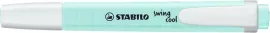 STABILO Szövegkiemelő, 1-4 mm, STABILO "Swing Cool Pastel", türkiz