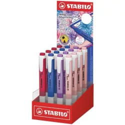 STABILO Szövegkiemelő display, 1-4 mm, STABILO "Swing Cool NatureCOLORS Wildflowers", vegyes