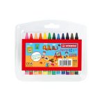 STABILO Zsírkréta, műanyag dobozban, STABILO "Yippy-wax", 12 különböző szín STABILO Zsírkréta, műanyag dobozban, STABILO "Yippy-wax", 12 különböző szín