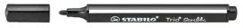 STABILO Filctoll, 1,5-2 mm, rugós hegy, STABILO "Trio Scribbi", fekete STABILO Filctoll, 1,5-2 mm, rugós hegy, STABILO "Trio Scribbi", fekete