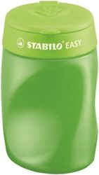 STABILO Hegyező, háromlyukú, tartályos, jobbkezes, STABILO "Easy", zöld STABILO Hegyező, háromlyukú, tartályos, jobbkezes, STABILO "Easy", zöld