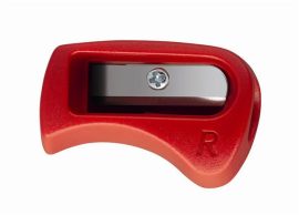 STABILO Hegyező, egylyukú, jobbkezes, STABILO "Easy Colors", piros