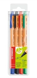 STABILO Filctoll készlet, 0,8 mm, STABILO "Greenpoint", 4 különböző szín STABILO Filctoll készlet, 0,8 mm, STABILO "Greenpoint", 4 különböző szín