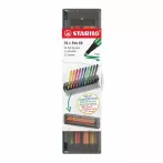   STABILO Filctoll készlet, 1 mm, STABILO "Pen 68", 10 db-os asztali készlet