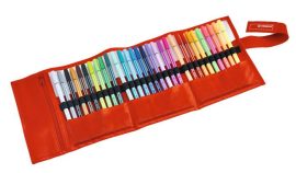 STABILO Rostirón, készlet, 1 mm, felcsavarható szett, STABILO "Pen 68", 30 különböző szín
