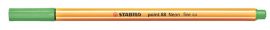 STABILO Tűfilc, 0,4 mm, STABILO "Point 88", neon zöld STABILO Tűfilc, 0,4 mm, STABILO "Point 88", neon zöld