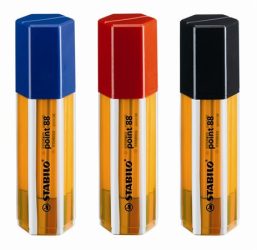 STABILO Tűfilc készlet, 0,4 mm, STABILO "Point 88 Big Point Box", 20 különböző szín STABILO Tűfilc készlet, 0,4 mm, STABILO "Point 88 Big Point Box", 20 különböző szín