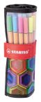   STABILO Tűfilc készlet, 0,4 mm, STABILO "Point 88 ARTY", 25 különböző szín