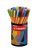 STABILO Tűfilc készlet, hengeres fém doboz, 0,4 mm, STABILO "point 88 ARTY", 45 különböző szín