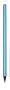   ART CRYSTELLA Ceruza, metál kék, aqua kék SWAROVSKI® kristállyal, 14 cm, ART CRYSTELLA®