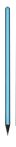   ART CRYSTELLA Ceruza, metál kék, aqua kék SWAROVSKI® kristállyal, 14 cm, ART CRYSTELLA®