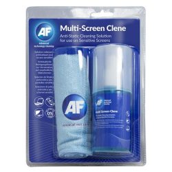 AF Tisztítófolyadék, képernyőhöz, mikroszálas nagy kendővel, pumpás, 200 ml, AF "Multi screen-clene" AF Tisztítófolyadék, képernyőhöz, mikroszálas nagy kendővel, pumpás, 200 ml, AF "Multi screen-clene"