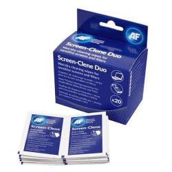 AF Tisztítókendő, képernyőhöz, 20 db nedves-száraz kendőpár, AF "Screen-Clene Duo" AF Tisztítókendő, képernyőhöz, 20 db nedves-száraz kendőpár, AF "Screen-Clene Duo"