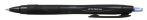   UNI Golyóstoll, 0,35 mm, nyomógombos, fekete tolltest, UNI "SXN-157S Jetstream Sport", kék
