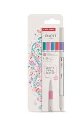 UNI Tűfilc készlet, 0,4 mm, UNI "Emott Candy Pop", 5 különböző szín