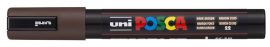 UNI Dekormarker, 1,8-2,5 mm, UNI "Posca PC-5M", sötétbarna
