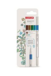 UNI Tűfilc készlet, 0,4 mm, UNI "Emott Island", 5 különböző szín UNI Tűfilc készlet, 0,4 mm, UNI "Emott Island", 5 különböző szín