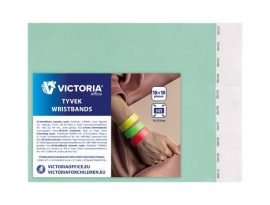 VICTORIA OFFICE Karszalag, 3/4", tyvek, türkiz, VICTORIA OFFICE VICTORIA OFFICE Karszalag, 3/4", tyvek, türkiz, VICTORIA OFFICE