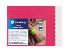 VICTORIA OFFICE Karszalag, 3/4", tyvek, neon rózsaszín, VICTORIA OFFICE VICTORIA OFFICE Karszalag, 3/4", tyvek, neon rózsaszín, VICTORIA OFFICE